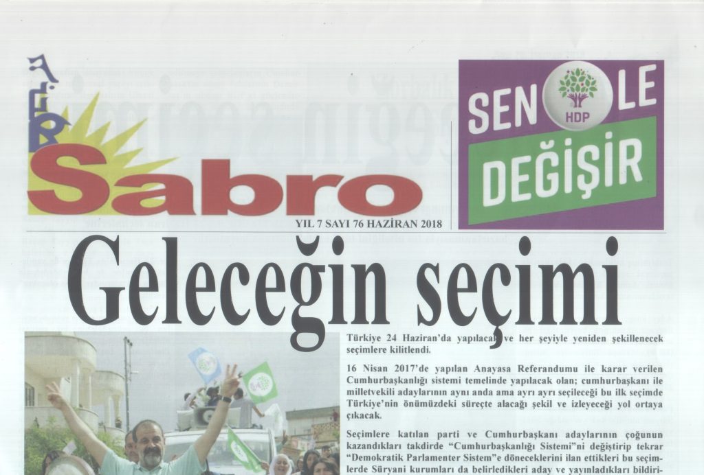 Sabro Gazetesi, Sayı 76, Haziran 2018