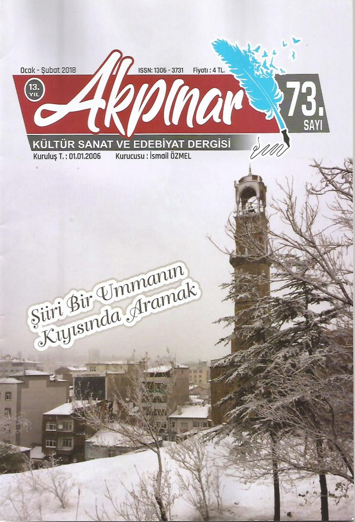 Akpınar Dergisi, Sayı 73, Ocak Şubat 2018