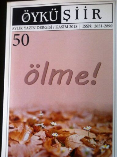 Öykü Şiir Dergisi, Sayı 50, Kasım 2018