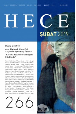 Hece Edebiyat Dergisi, Sayı 266, Şubat 2019