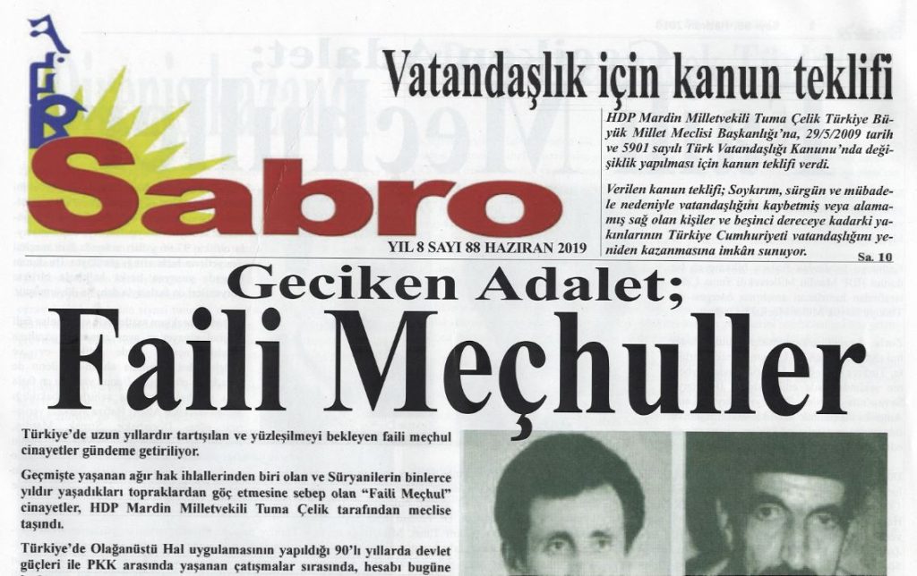 Sabro Gazetesi, Sayı 88