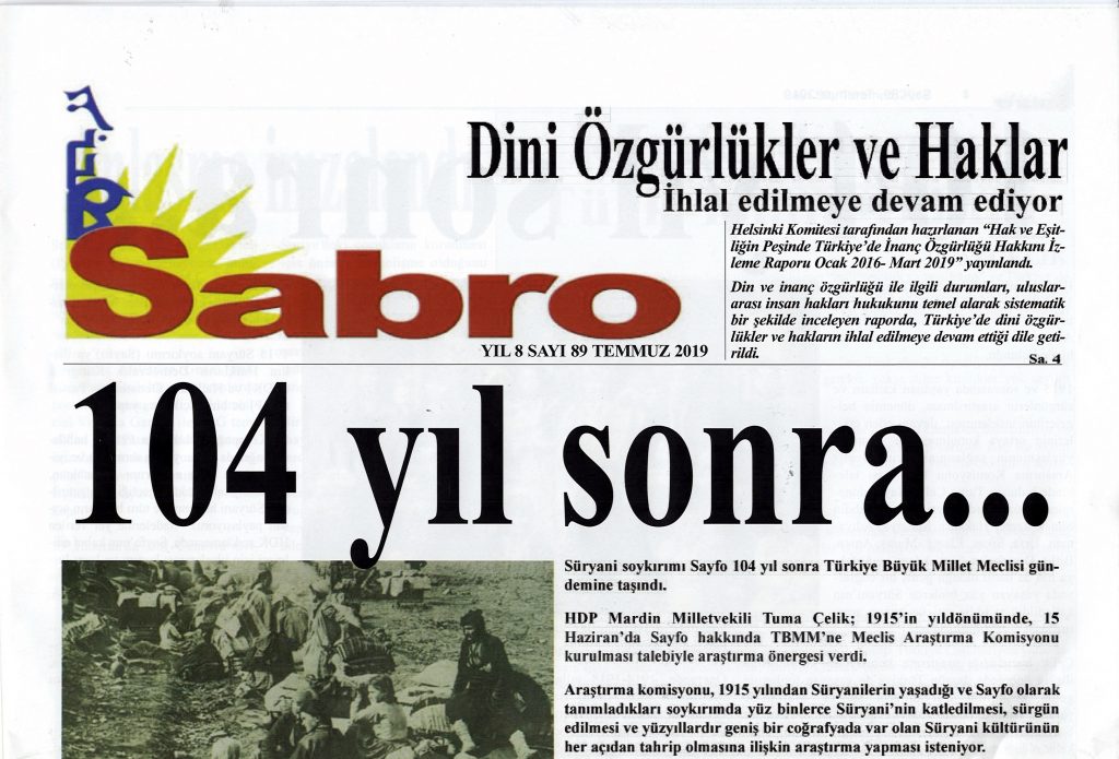 Sabro Gazetesi, Sayı 89