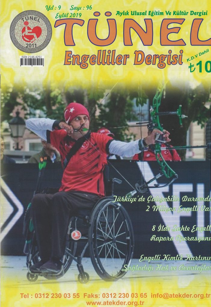 Tünel Engelliler Dergisi, Sayı 96