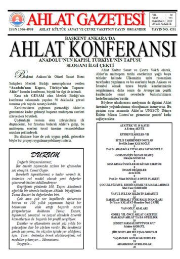 Ahlat Gazetesi, Sayı 223