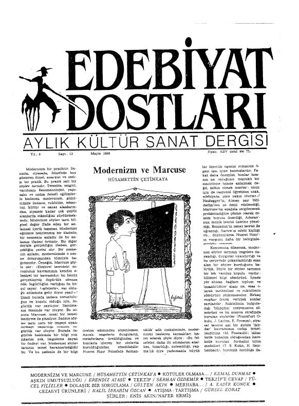 Edebiyat Dostları Dergisi, Sayı 13