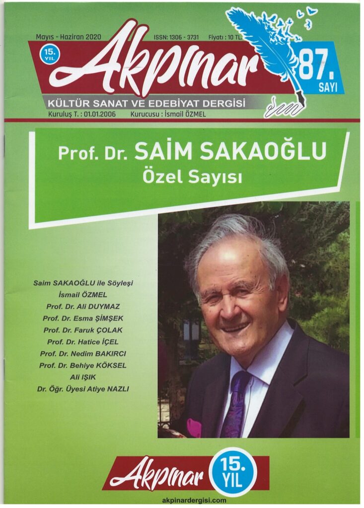 Akpınar Dergisi, Sayın 87