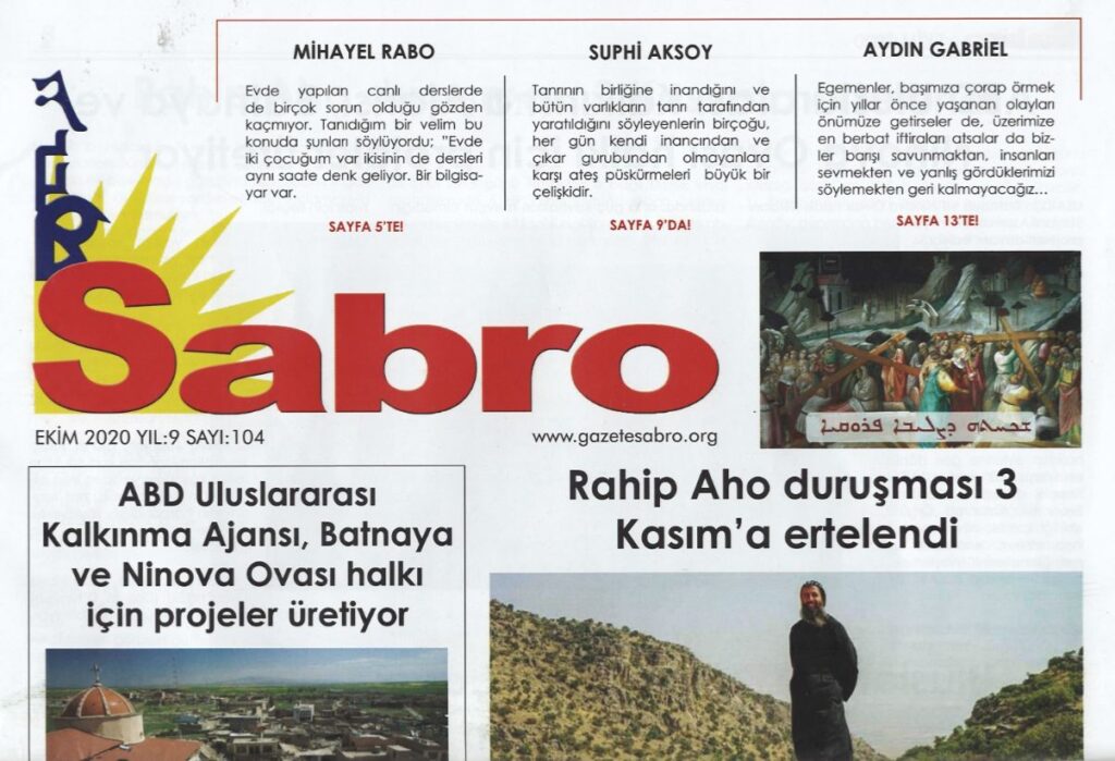 Sabro Gazetesi, Ekim 2020, Sayı 104jpeg