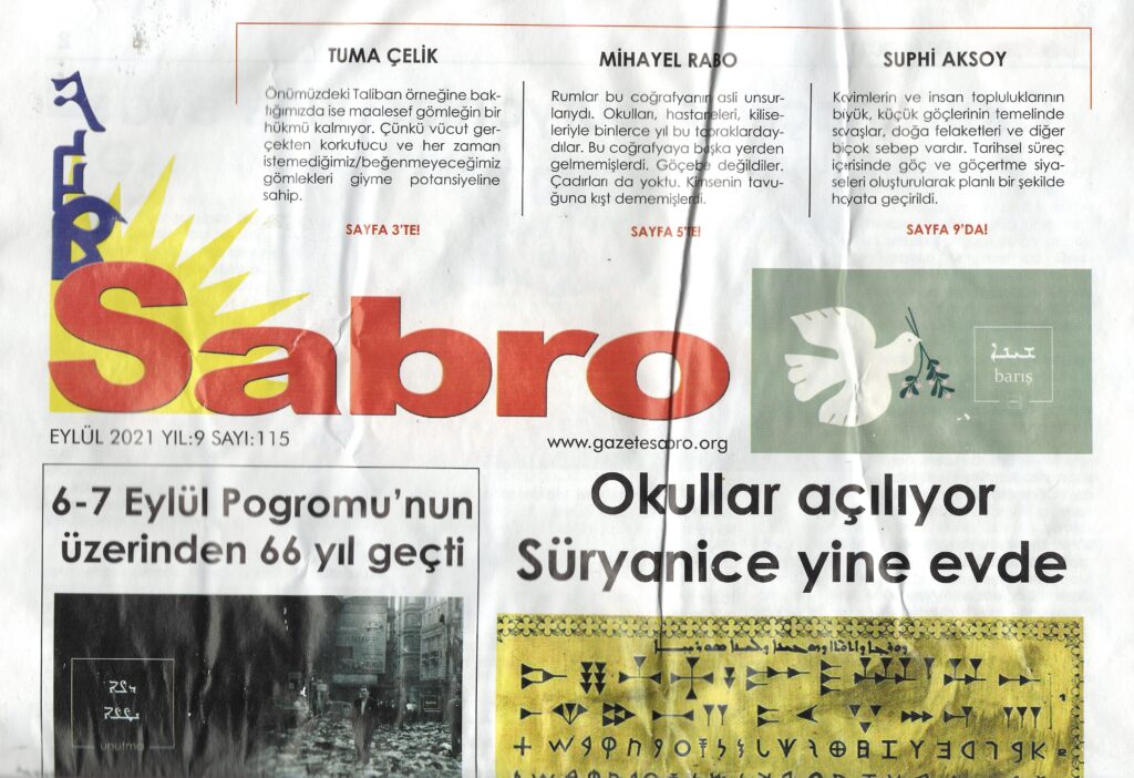 Sabro Gazetesi, Eylül 2021, Sayı 115