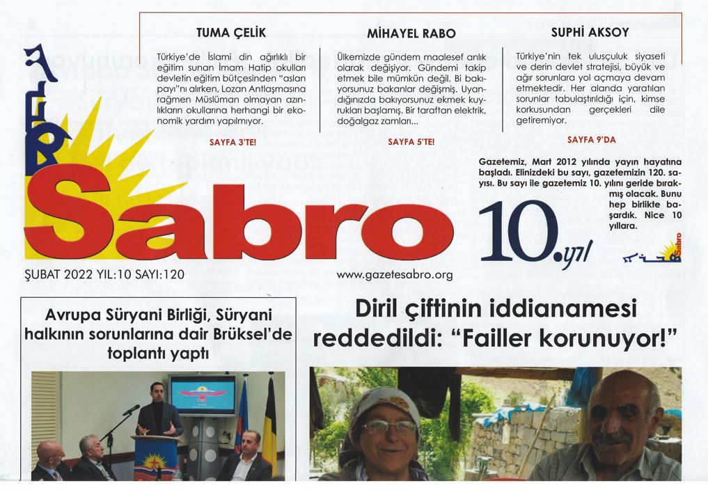 Sabro Gazetesi, Şubat 2022, Sayı 120